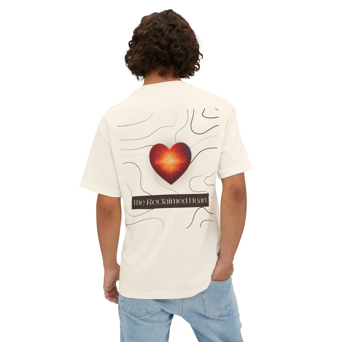 The Reclaimed Heart Logo Tee – Soft, Minimalist Faithwear