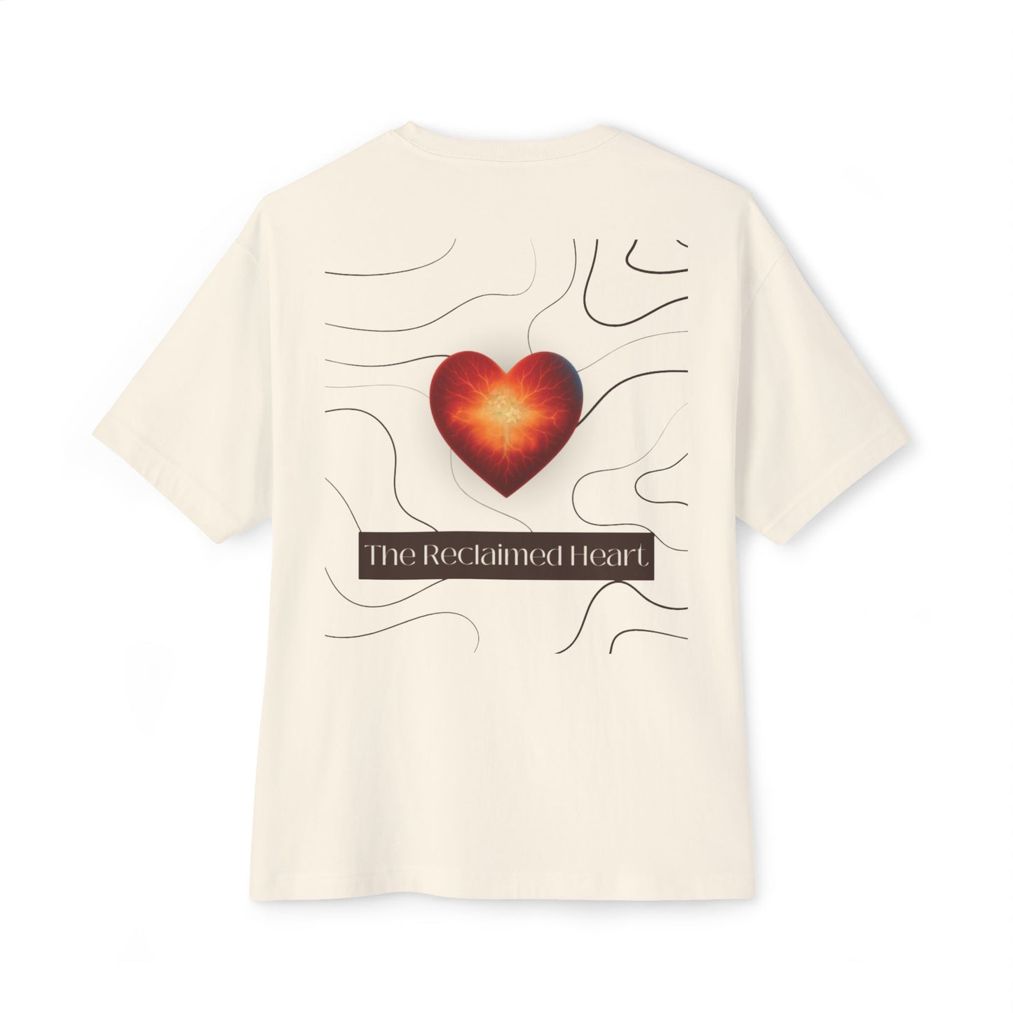 The Reclaimed Heart Logo Tee – Soft, Minimalist Faithwear