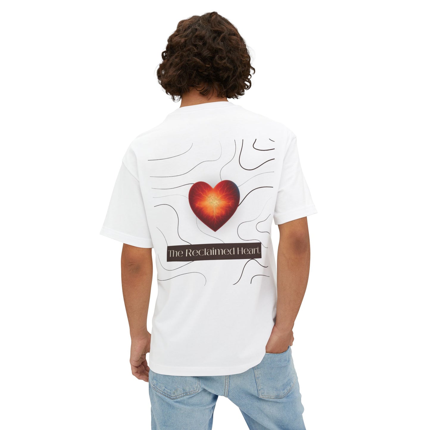 The Reclaimed Heart Logo Tee – Soft, Minimalist Faithwear