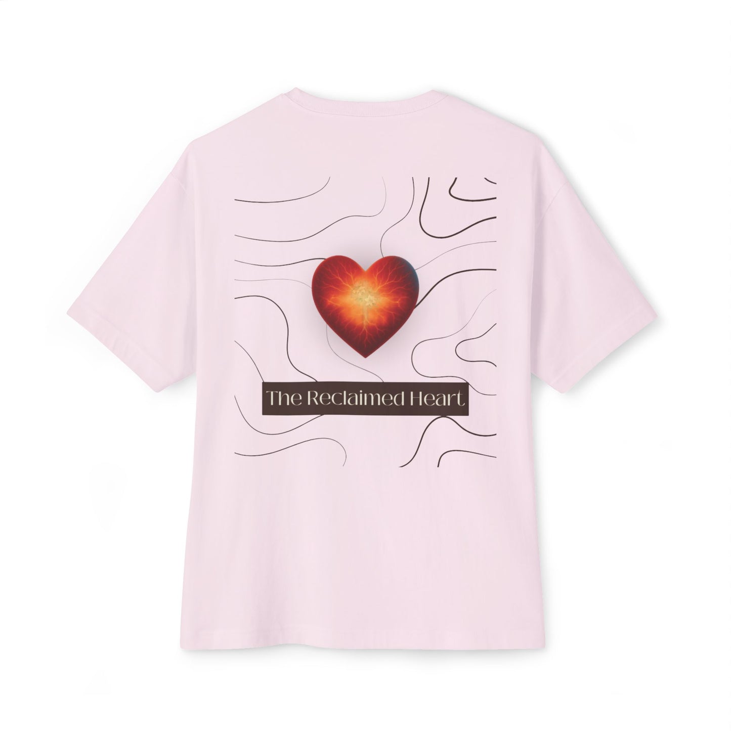 The Reclaimed Heart Logo Tee – Soft, Minimalist Faithwear