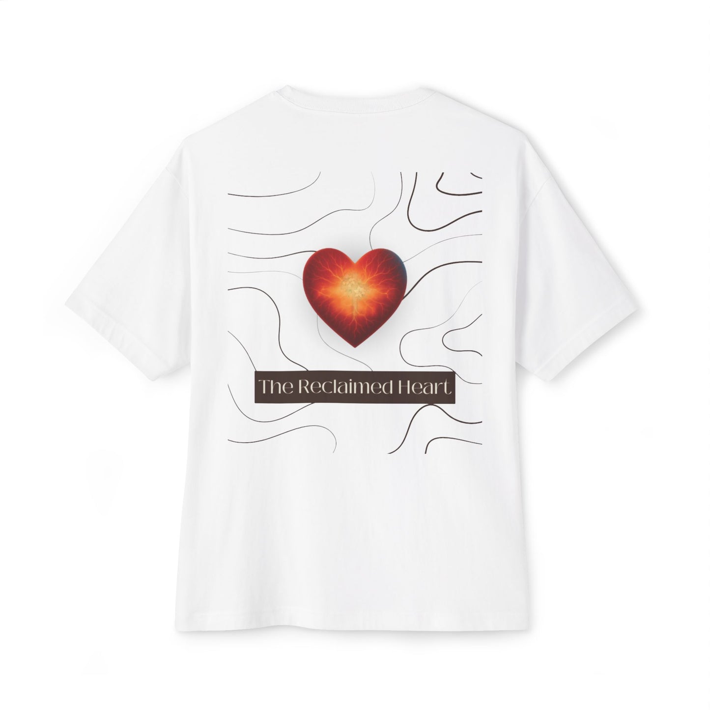 The Reclaimed Heart Logo Tee – Soft, Minimalist Faithwear