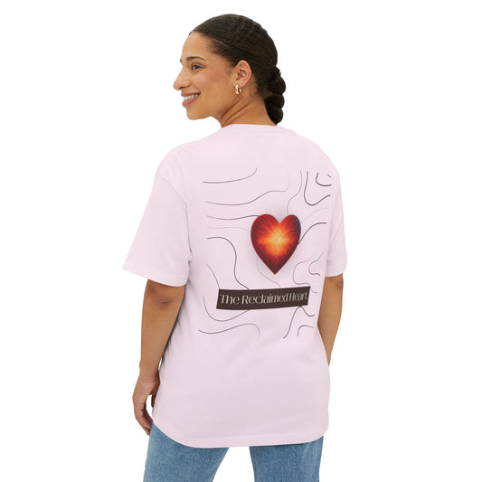 The Reclaimed Heart Logo Tee – Soft, Minimalist Faithwear