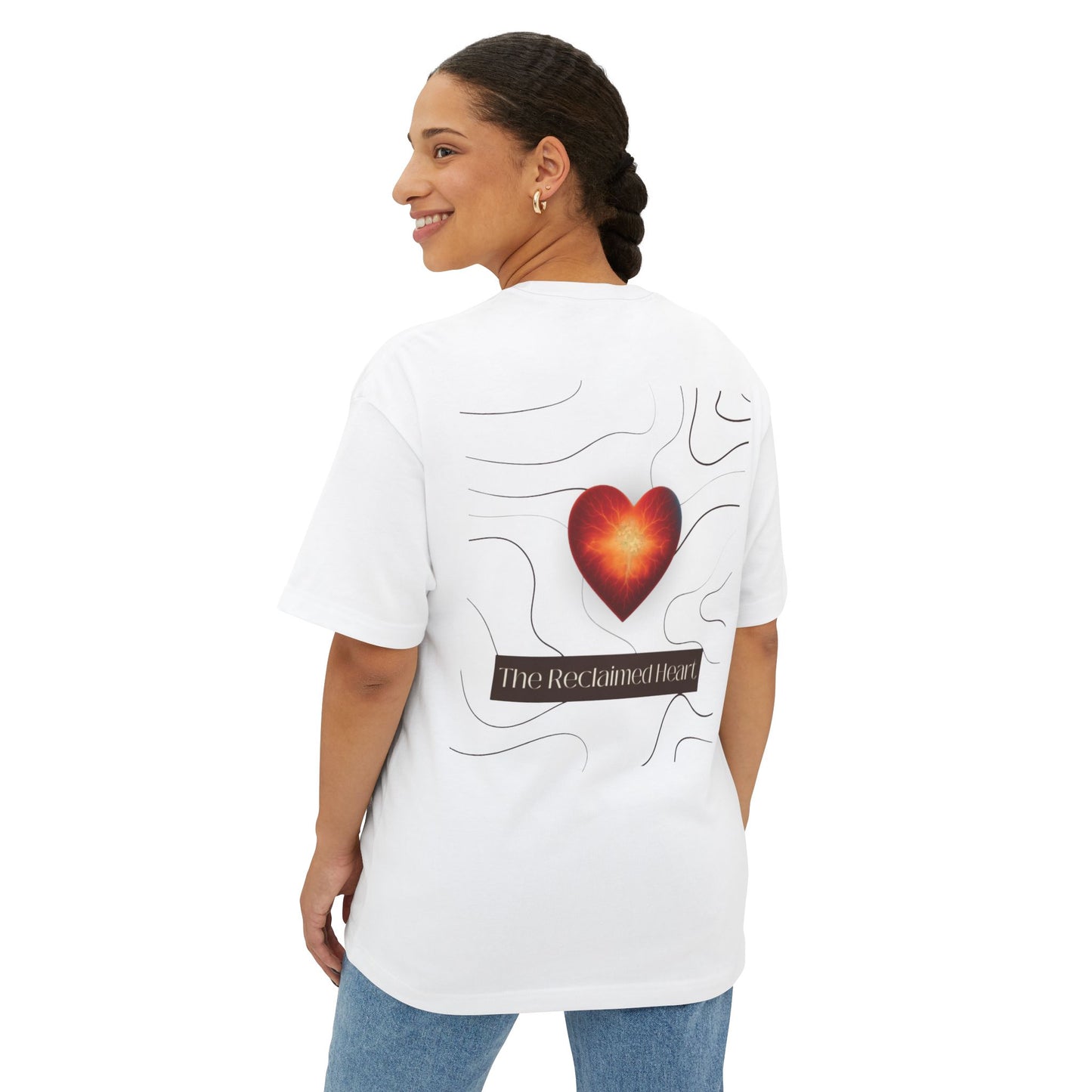 The Reclaimed Heart Logo Tee – Soft, Minimalist Faithwear