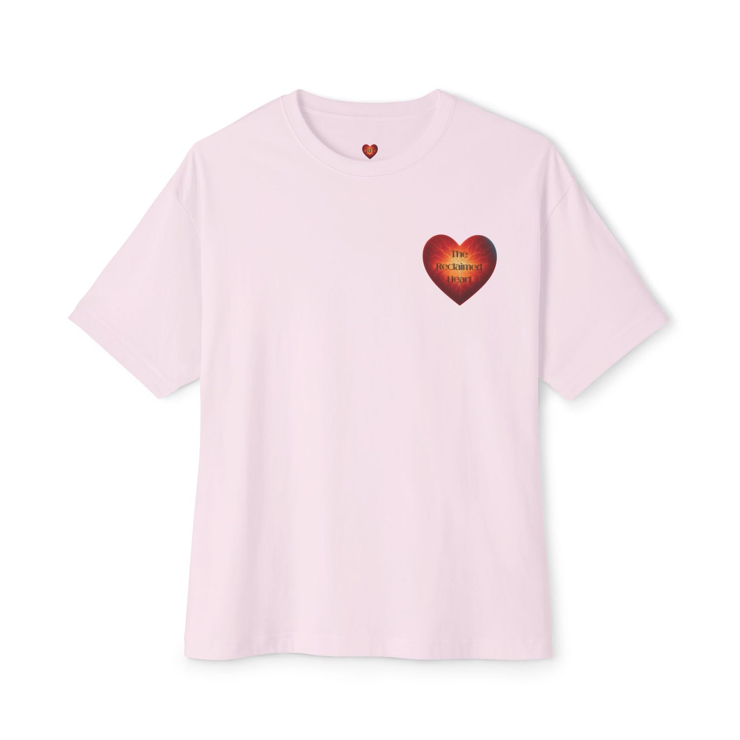 The Reclaimed Heart Logo Tee – Soft, Minimalist Faithwear